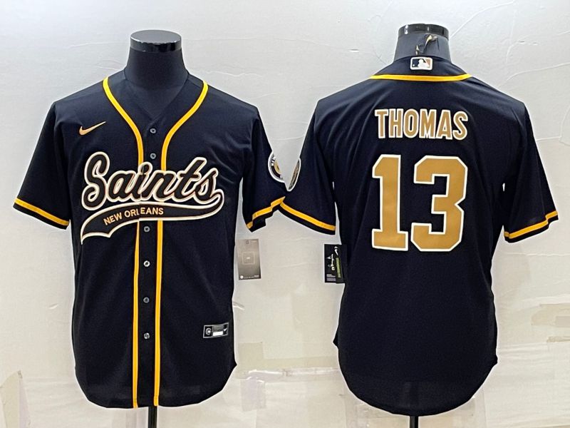 Men New Orleans Saints #13 Thomsa Black 2022 Nike Co branded NFL Jerseys